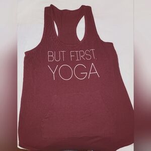 Burgundy Racerback Tanktop